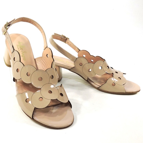 SOFFICE SOGNO 🇮🇹 WOMEN'S BEIGE LEATHER COMFORT SUMMER SANDALS